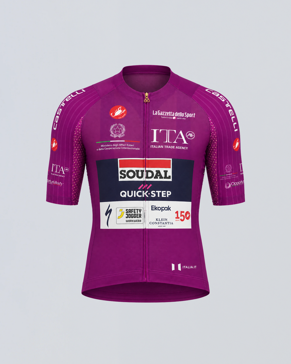 Castelli Maglia Ciclamino I Signed by Paul Magnier